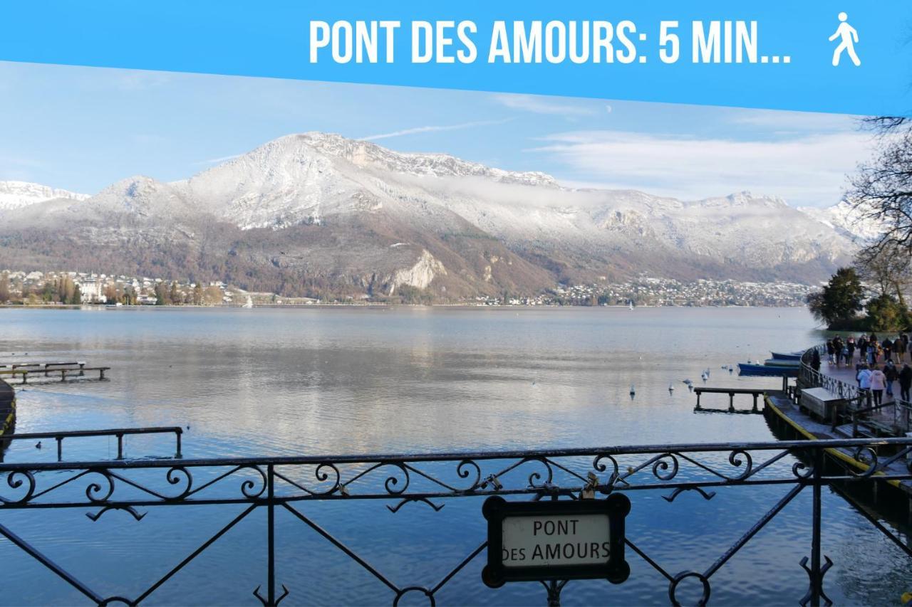 Le Carnot - Mycosyapart, Duplex Coeur De Ville Et Lac, Climatise Анси Екстериор снимка