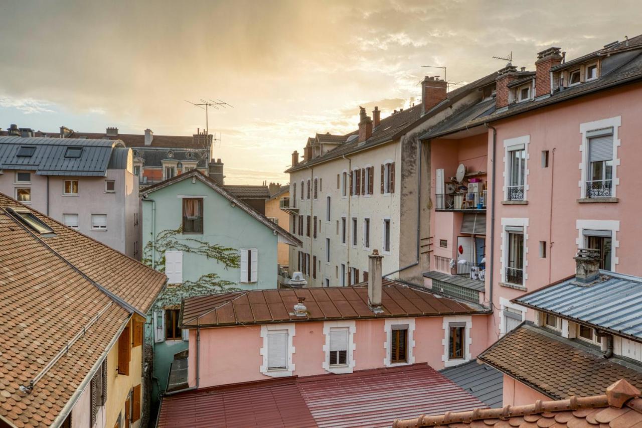Le Carnot - Mycosyapart, Duplex Coeur De Ville Et Lac, Climatise Анси Екстериор снимка